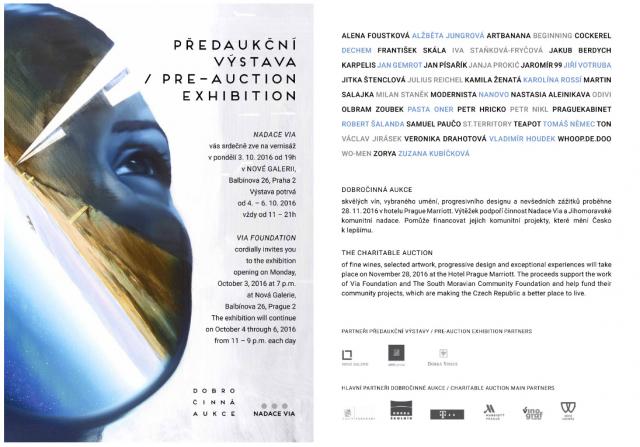 pre auction exhibiton foundation via